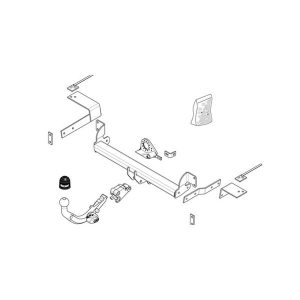 Dragkrok, Avtagbar Brink 494300 BRINK
