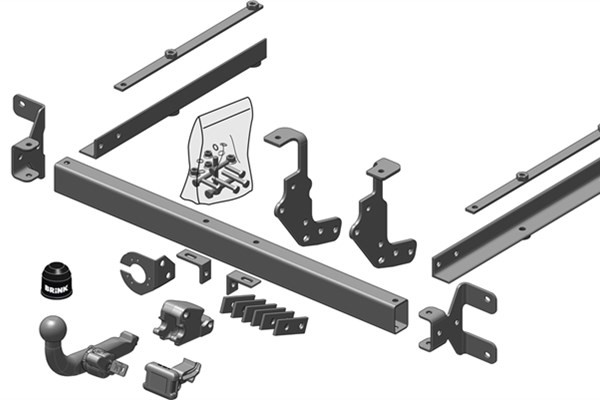 Dragkrok, Avtagbar Brink 505800 BRINK Dragkrok, Avtagbar Brink 505800 BRINK