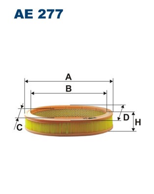 Luftfilter Filtron AE 277 FILTRON Luftfilter Filtron AE 277 FILTRON