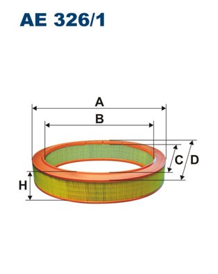 Luftfilter Filtron AE 326 FILTRON Luftfilter Filtron AE 326 FILTRON