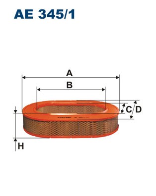 Luftfilter Filtron AE 345/1 FILTRON