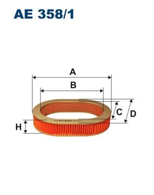 Luftfilter Filtron AE 358 FILTRON