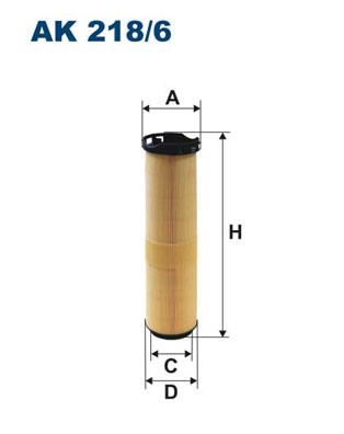 Luftfilter Filtron AK 218/6 FILTRON