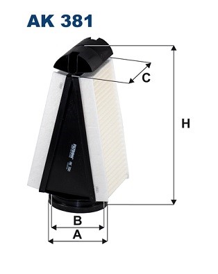 Luftfilter Filtron AK 381 FILTRON