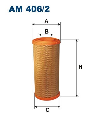 Luftfilter Filtron AM 406/2 FILTRON Luftfilter Filtron AM 406/2 FILTRON