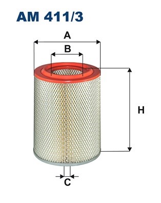 Luftfilter Filtron AM 411/3 FILTRON Luftfilter Filtron AM 411/3 FILTRON