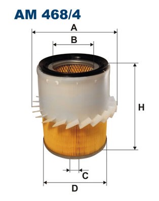 Luftfilter Filtron AM 468/4 FILTRON