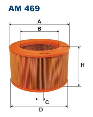 Luftfilter Filtron AM 469 FILTRON Luftfilter Filtron AM 469 FILTRON