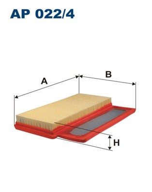 Luftfilter Filtron AP 022/4 FILTRON Luftfilter Filtron AP 022/4 FILTRON