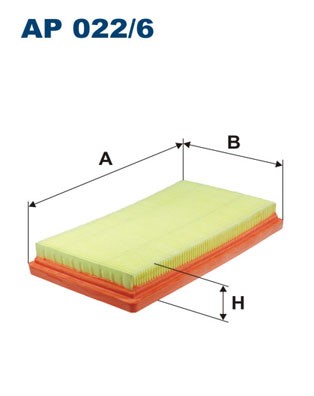 Luftfilter Filtron AP 022/6 FILTRON Luftfilter Filtron AP 022/6 FILTRON