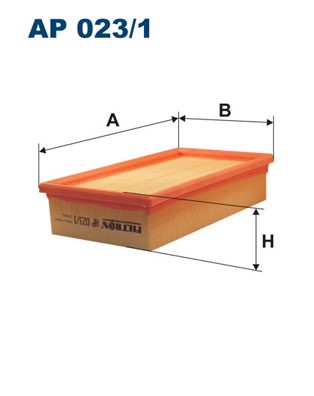 Luftfilter Filtron AP 023/1 FILTRON Luftfilter Filtron AP 023/1 FILTRON