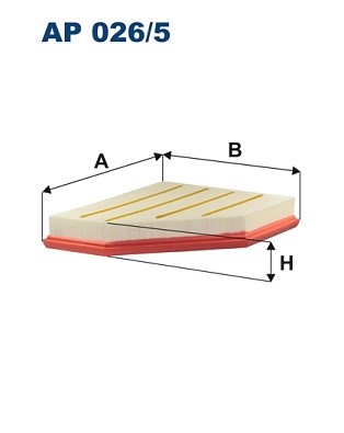 Luftfilter Filtron AP 026/5 FILTRON Luftfilter Filtron AP 026/5 FILTRON