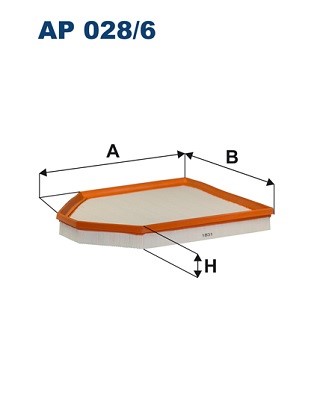 Luftfilter Filtron AP 028/6 FILTRON Luftfilter Filtron AP 028/6 FILTRON