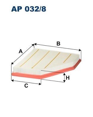 Luftfilter Filtron AP 032/8 FILTRON Luftfilter Filtron AP 032/8 FILTRON