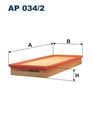 Luftfilter Filtron AP 034/2 FILTRON Luftfilter Filtron AP 034/2 FILTRON