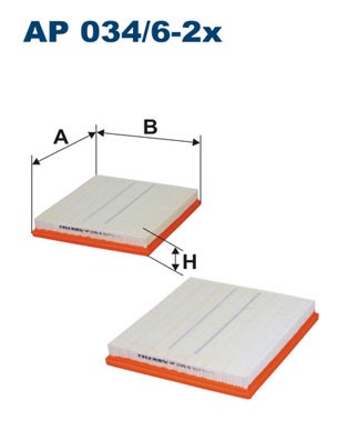 Luftfilter Filtron AP 034/6-2x FILTRON Luftfilter Filtron AP 034/6-2x FILTRON