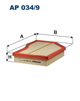 Luftfilter Filtron AP 034/9 FILTRON Luftfilter Filtron AP 034/9 FILTRON