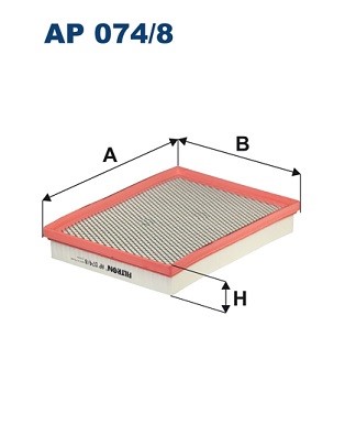 Luftfilter Filtron AP 074/8 FILTRON