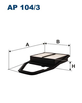 Luftfilter Filtron AP 104/3 FILTRON Luftfilter Filtron AP 104/3 FILTRON