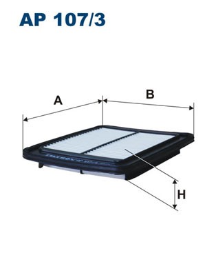 Luftfilter Filtron AP 107/3 FILTRON Luftfilter Filtron AP 107/3 FILTRON