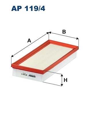 Luftfilter Filtron AP 119/4 FILTRON Luftfilter Filtron AP 119/4 FILTRON