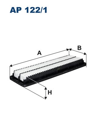 Luftfilter Filtron AP 122/1 FILTRON Luftfilter Filtron AP 122/1 FILTRON