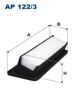 Luftfilter Filtron AP 122/3 FILTRON Luftfilter Filtron AP 122/3 FILTRON