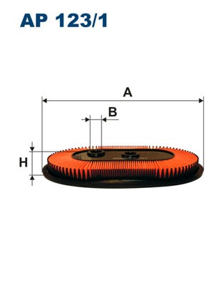 Luftfilter Filtron AP 123/1 FILTRON Luftfilter Filtron AP 123/1 FILTRON