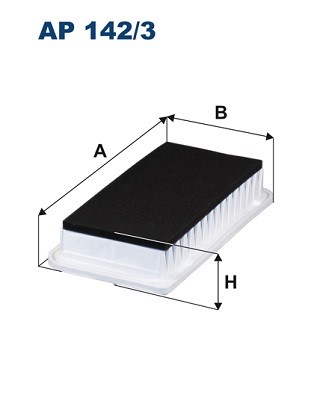 Luftfilter Filtron AP 142/3 FILTRON