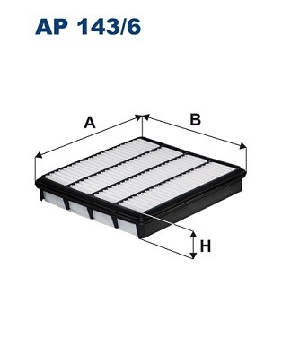 Luftfilter Filtron AP 143/6 FILTRON