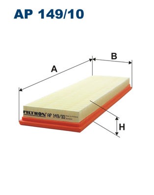 Luftfilter Filtron AP 149/10 FILTRON Luftfilter Filtron AP 149/10 FILTRON