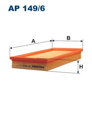 Luftfilter Filtron AP 149/6 FILTRON Luftfilter Filtron AP 149/6 FILTRON