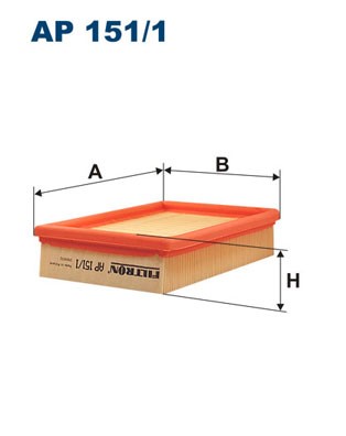 Luftfilter Filtron AP 151/1 FILTRON Luftfilter Filtron AP 151/1 FILTRON