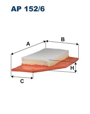 Luftfilter Filtron AP 152/6 FILTRON Luftfilter Filtron AP 152/6 FILTRON