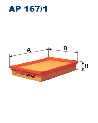 Luftfilter Filtron AP 167/1 FILTRON Luftfilter Filtron AP 167/1 FILTRON