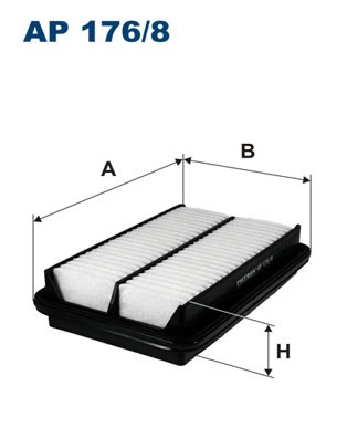 Luftfilter Filtron AP 176/8 FILTRON Luftfilter Filtron AP 176/8 FILTRON