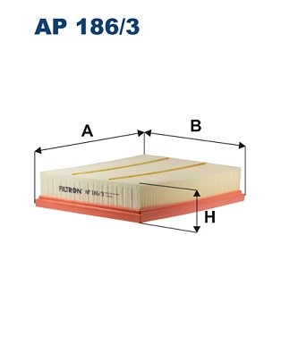 Luftfilter Filtron AP 186/3 FILTRON Luftfilter Filtron AP 186/3 FILTRON