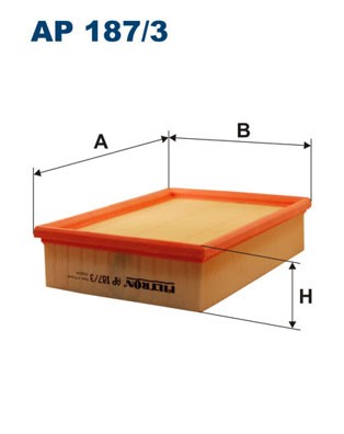 Luftfilter Filtron AP 187/3 FILTRON Luftfilter Filtron AP 187/3 FILTRON
