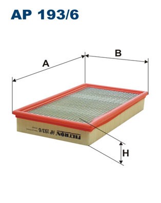 Luftfilter Filtron AP 193/6 FILTRON Luftfilter Filtron AP 193/6 FILTRON