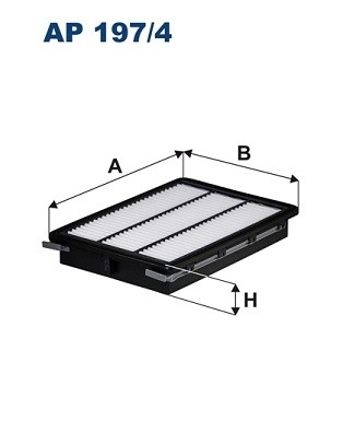 Luftfilter Filtron AP 197/4 FILTRON