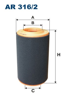Luftfilter Filtron AR 316/2 FILTRON