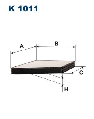 Kupefilter Filtron K 1011 FILTRON
