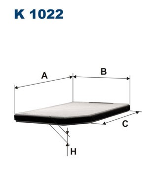 Kupefilter Filtron K 1022 FILTRON Kupefilter Filtron K 1022 FILTRON