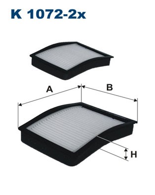 Kupefilter Filtron K 1072-2x FILTRON