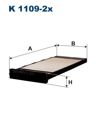 Kupefilter Filtron K 1109-2x FILTRON