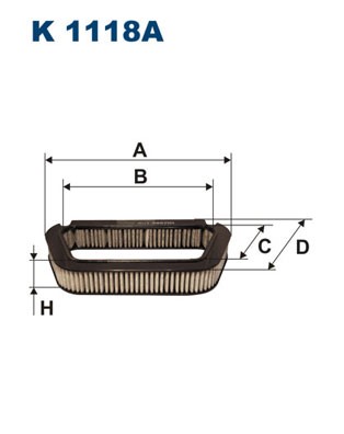 Kupefilter Filtron K 1118A FILTRON