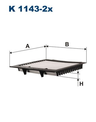 Kupefilter Filtron K 1143-2x FILTRON