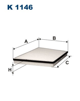 Kupefilter Filtron K 1146 FILTRON Kupefilter Filtron K 1146 FILTRON