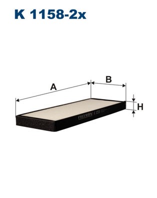 Kupefilter Filtron K 1158-2x FILTRON