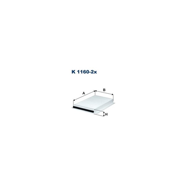 Kupefilter Filtron K 1160-2x FILTRON